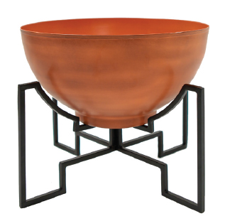 Wrought Iron Plant Stand with Planter Container